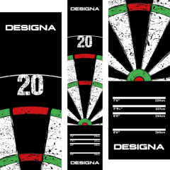 Designa Carpet Dartmat Dartboard 20 290*80